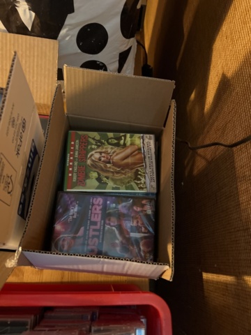 1121839-4 100s of Lp.cd &amp; dvd stereo bench