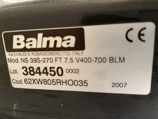 999361-5 Compressor Balma 270 liters