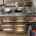 1132092-2 Commercial kitchen equipment - Induction wok, cooling bench, heater, etc