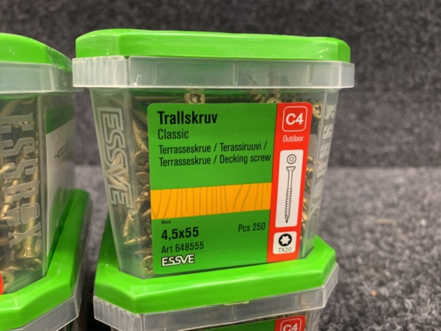 1202703-2 8 pcs Packs Truss screw 4.5x55 mm, Essve