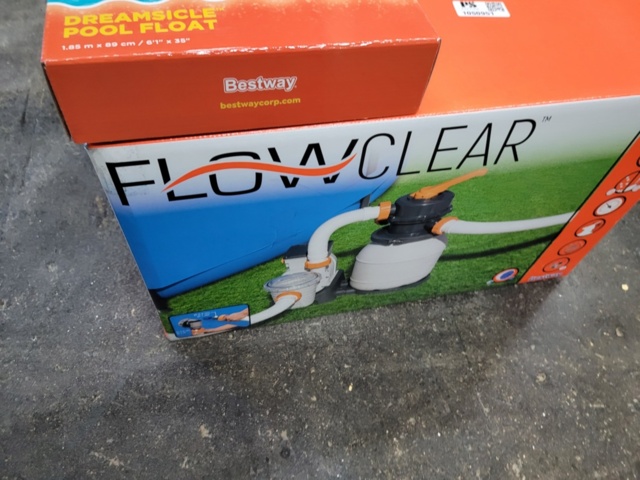 1050951-1 Sandfilterpump Flowclear & Flytleksaker