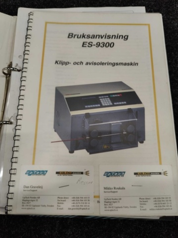 1162889-20 Cable stripping machine Schleuniger EcoStrip ES 9300