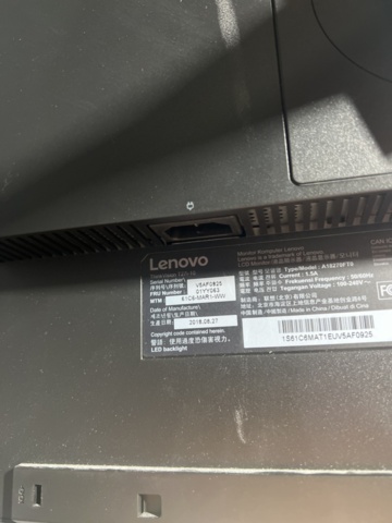 1177662-4 Computer monitors 2 pcs with accessories, 27" - Lenovo ThinkVision T27i-10