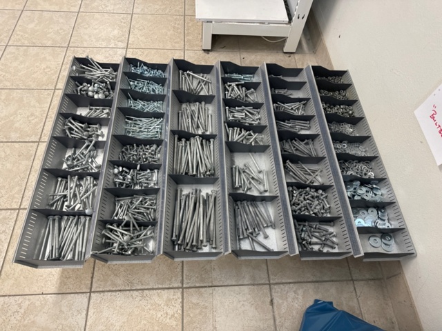 1205119-3 Bolt, nut carriage bolt, washers