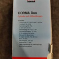 1204979-6 Cylinder & accessory kit Dorma Duo, Brass