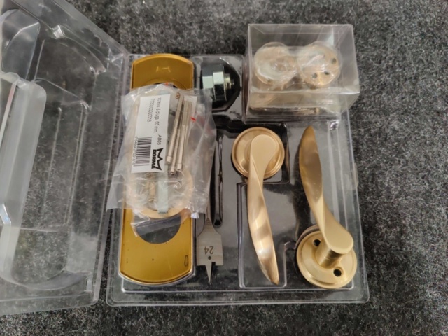 1204979-7 Cylinder & accessory kit Dorma Duo, Brass