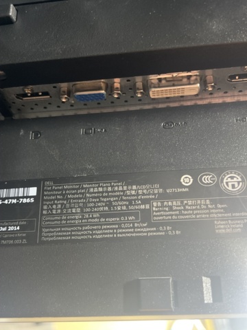 1177673-4 Computer monitor 27" with accessories - Dell U2713HMt - 2014