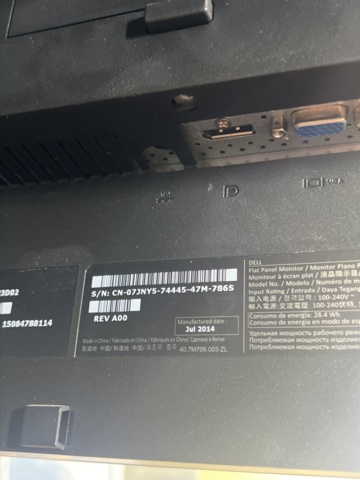 1177673-6 Computer monitor 27" with accessories - Dell U2713HMt - 2014