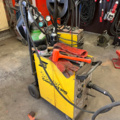 1201950-4 Welding with hose reel & gas tube - ESAB Power Compact 200