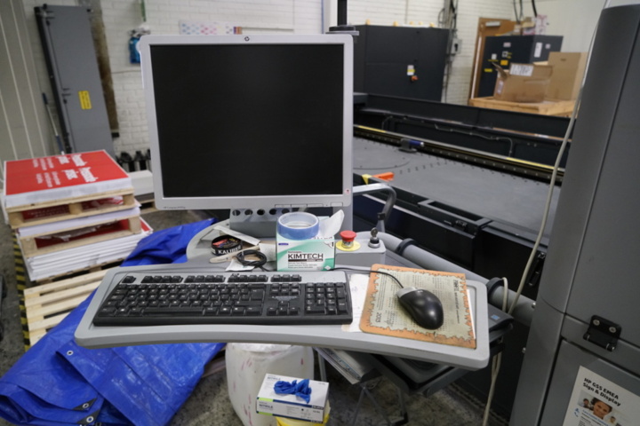 1031055-4 HP Scitex FB7600 Rebuilt from FB7500 year 2014