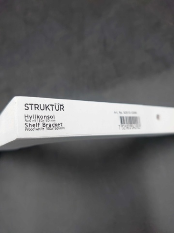 1183366-2 30 pcs Structure bracket white, 150x150 mm - Shipping included