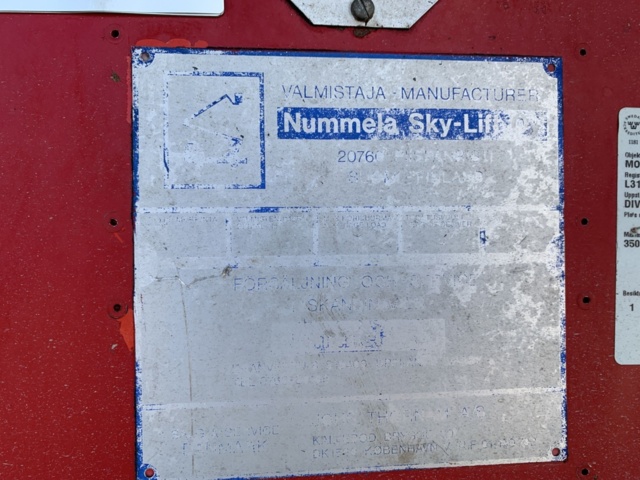 1068330-44 Lifter Truck with skylift Scania Vabis Nummela -1966