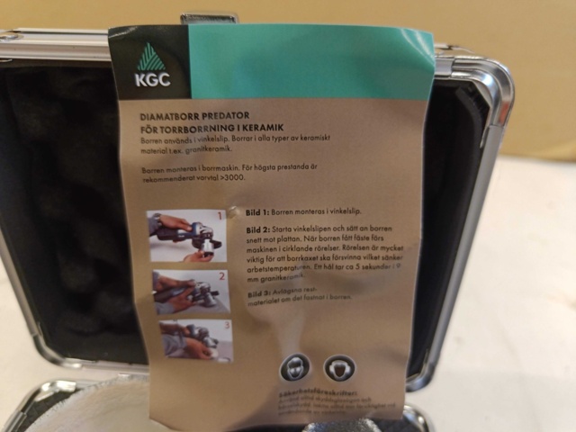 1000292-5 KGC diamond drill set Predator