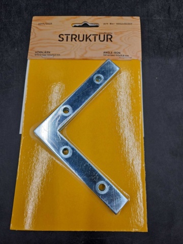 48 pcs 4-pack Structure corner iron, 100x15.8 mm - Shipping included ...