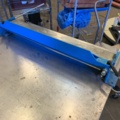 1136510-3 Sheet metal table with bending machine