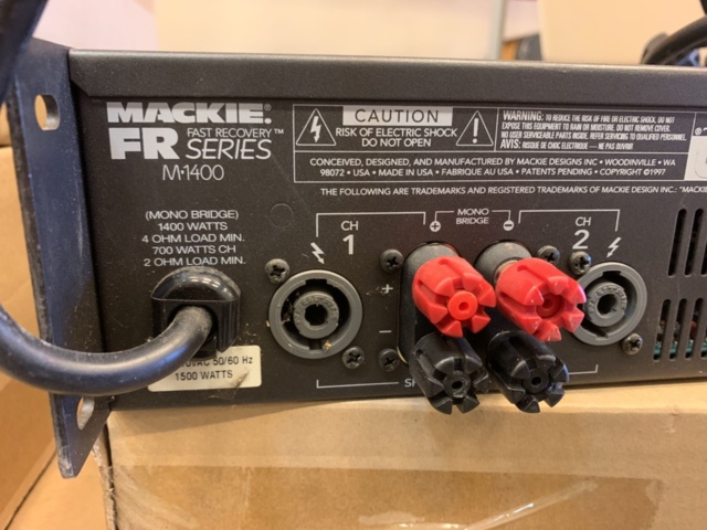 1136523-6 Amplifier Mackie FR M1400