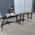1137481-1 Woodster sl 10u cut and miter saw with stand and roller table