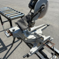 1137481-5 Woodster sl 10u cut and miter saw with stand and roller table