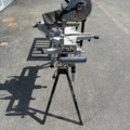1137481-6 Woodster sl 10u cut and miter saw with stand and roller table