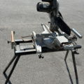 1137481-9 Woodster sl 10u cut and miter saw with stand and roller table