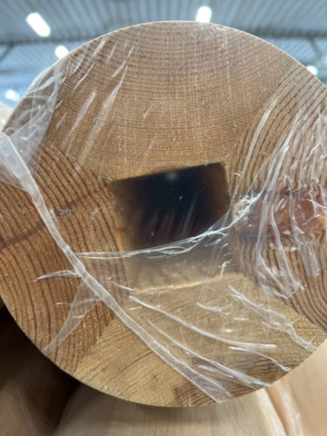 1207816-5 2 st pelare cylindrisk 155x2500, Jabo B15