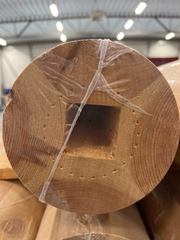 1207816-6 2 st pelare cylindrisk 155x2500, Jabo B15