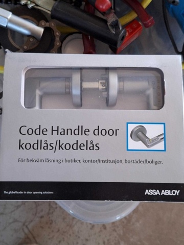 1208398-2 Door handle Assa Abloy Code lock 8810 LEFT