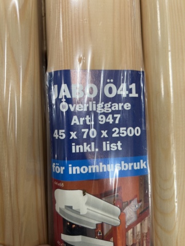 1207821-3 Staket Jabo överliggare, underliggare, räckespelare, ändstolpar