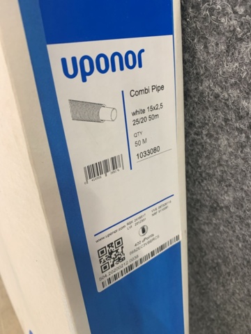 1208504-2 Combination pipe pipe-in-pipe Uponor Pipe RIR