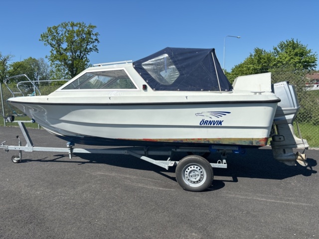 1137491-3 Örnvik 535 HT with Suzuki 115hp + trailer.