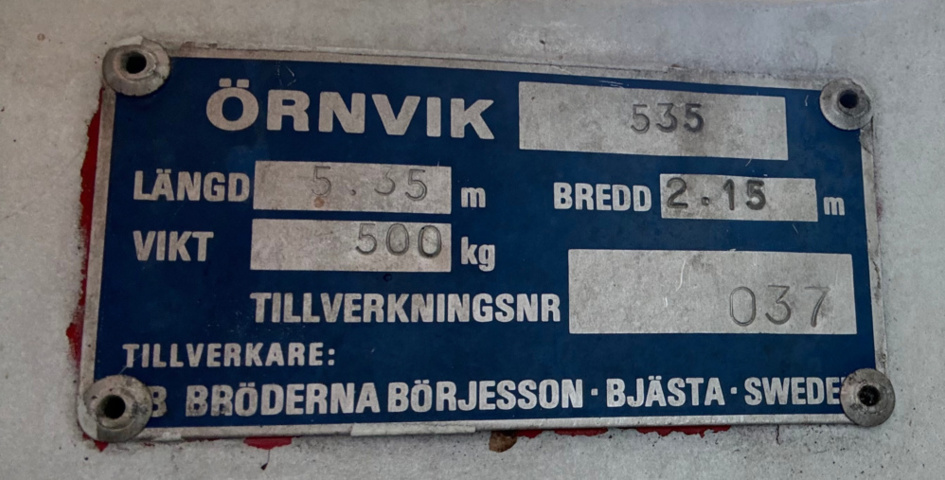 1137491-28 Örnvik 535 HT with Suzuki 115hp + trailer.