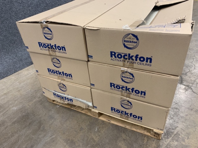 1208517-2 Acoustic ceiling Rockfon Koral 1200 x 600 x 15, white