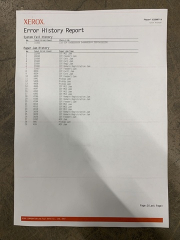 1208519-18 Printer Xerox Phaser 6180MFP