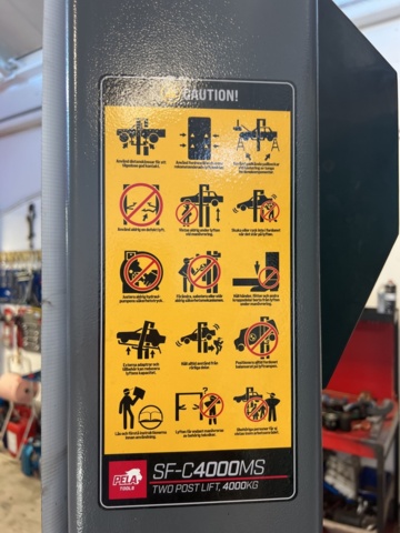 1178587-12 2-pillar lift 4000 kg - Pela Tools SF-C4000MS -2020