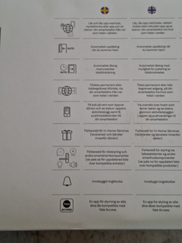 1208744-3 New Yale Doorman L3 Flex code lock front door