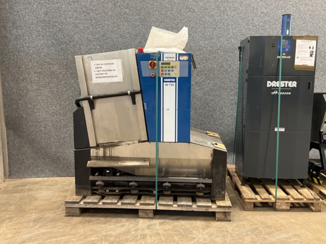 1208655-3 Wheel washing system Drester W-750 including 2 trolleys