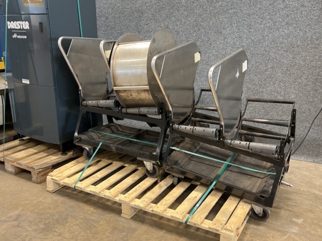 1208655-5 Wheel washing system Drester W-750 including 2 trolleys