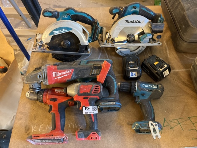 1085954-1 Electric hand tools 7 pcs - Makita/Milwaukee/Hilti