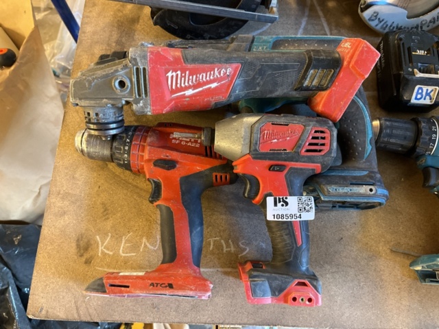 1085954-7 Electric hand tools 7 pcs - Makita/Milwaukee/Hilti