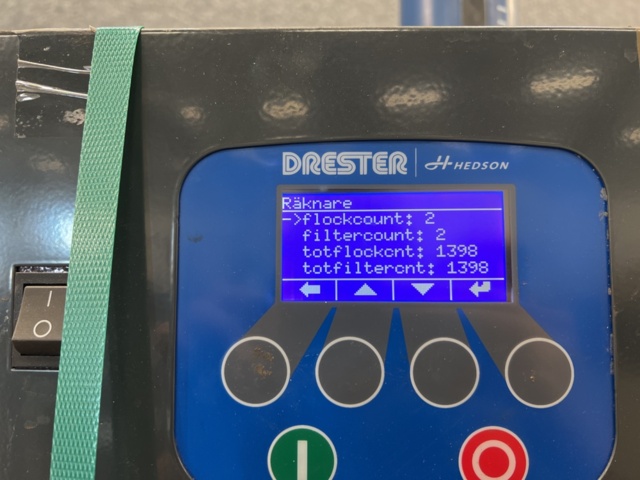 1208655-42 Wheel washing system Drester W-750 including 2 trolleys