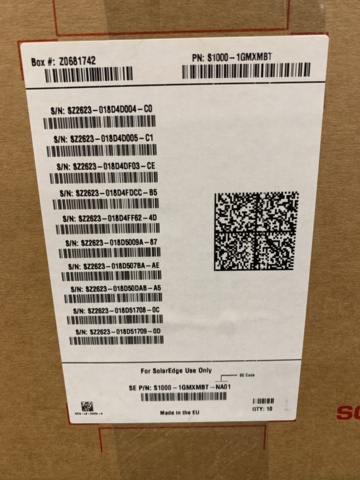 1203991-3 10 pcs Power optimizer Solaredge S1000