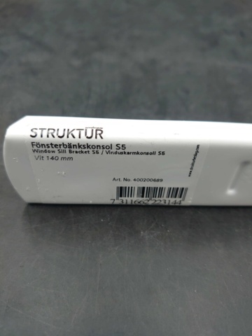 1208839-2 26 pc Struktur window sill bracket, 140 mm - Shipping included