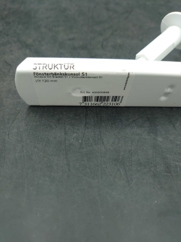 1207924-2 26 pc Struktur window sill bracket, 120 mm - Shipping included