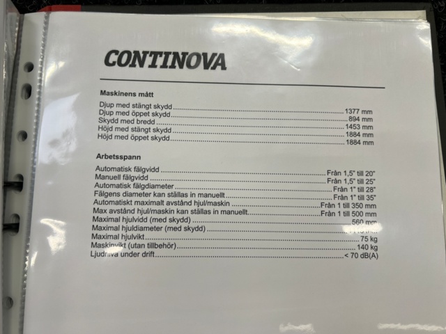 1208650-33 Tire balancing machine Corghi EM 9508-C PLUS