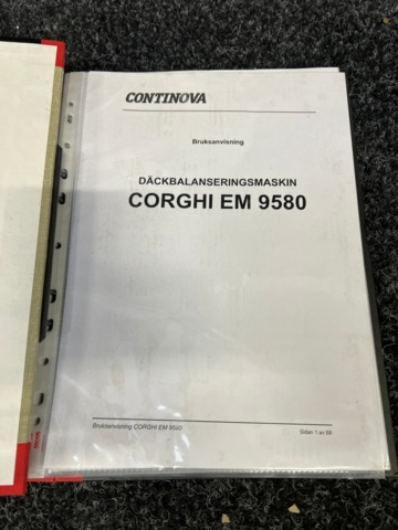 1208650-32 Tire balancing machine Corghi EM 9508-C PLUS