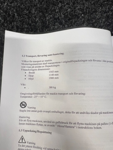 1208651-33 Tire mounting machine Mondolfo Aquila Raptor