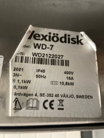 1208068-3 Backwash machine - Wexiö WD7, with tracks