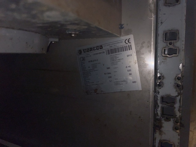 1144486-3 Grill cooler Coreco with 8 drawers Coreco MFB-270-C - 2013