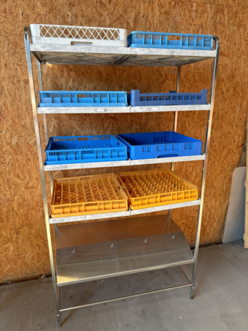 1183082-1 Rostfri diskhylla för diskbackar