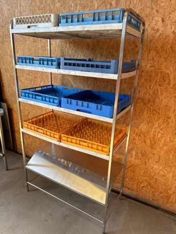 1183082-2 Rostfri diskhylla för diskbackar